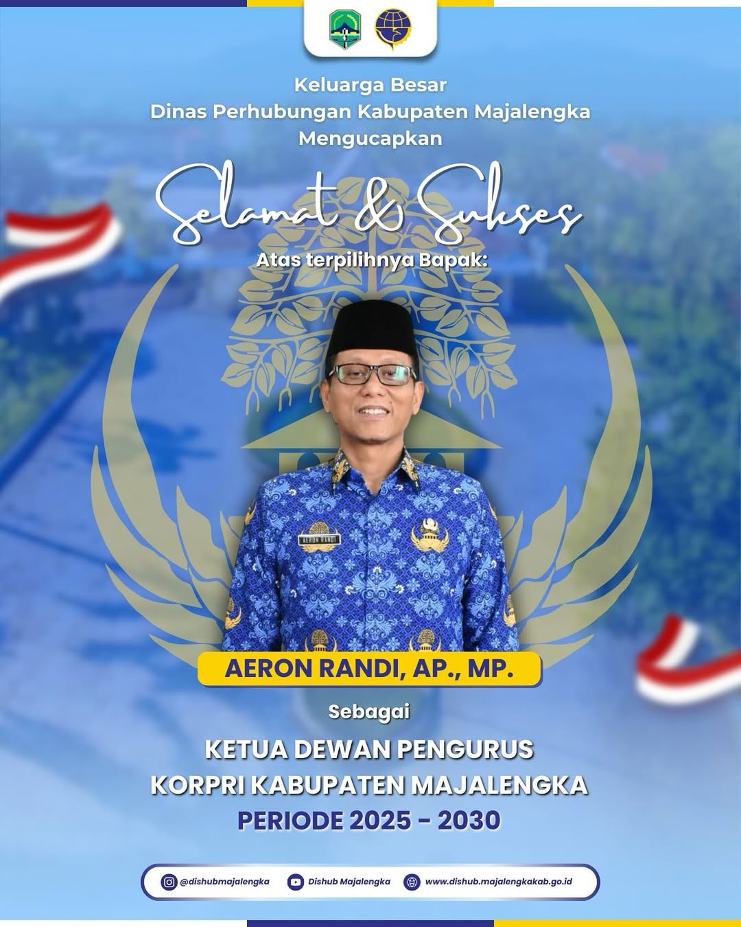 Ketua Dewan Pengurus KORPRI Kabupaten Majalengka Periode 2025 – 2030 (Full view)